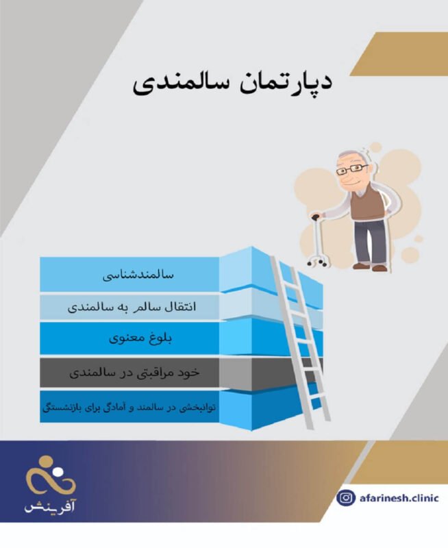 دپارتمان سالمندی کلینیک آفرینش - کلینیک جامع روانشناسی و مشاوره