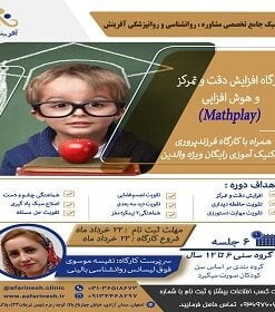 کارگاه افزایش دقت و تمرکز و هوش افزایی (Mathplay)