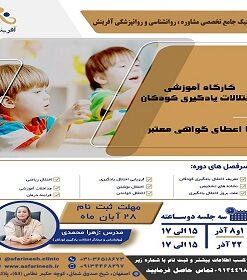 کارگاه اختلالات یادگیری در کودکان ویژه دانشجویان