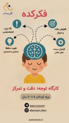 کارگاه تخصصی “دقت و تمرکز با بازی”